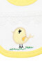 Baby Girl Yellow Lace Apron with Chick Motif and Tie - 2
