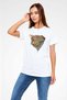 Iguana Unisex Printed White T-Shirt - Tshirt - 3