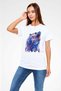 Bear White Unisex T-Shirt T-Shirt - 3