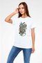 Snake White Unisex T-Shirt T-Shirt - 3