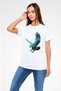 Eagle White Unisex T-Shirt T-Shirt - 3