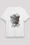 Cheetah White Unisex T-Shirt T-Shirt