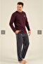 Men'S, Long Sleeve, (Socks Included), Pajama Set. (Sizes Priced Separately) - 2