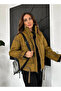 High Collar Zippered Pocket Comfortable Cut Special Design Coat