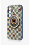 Samsung A35 Compatible Heart Coffee Pattern Silicone Case - 4