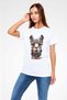 Lama White Unisex T-Shirt T-Shirt - 3