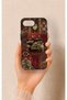 iPhone 16E Compatible Wolf and Atatürk Patterned Silicone Case