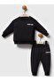 2-Piece Embroidered Set for 3-12 Months - Black