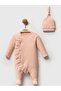 2-Piece Printed Jumpsuit with Hat - Powder