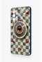 Samsung-A73 Compatible Heart Coffee Pattern Silicone Case - 3