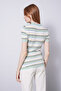 Striped Short Sleeve Knitwear Mint - 4