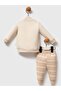 2-Piece Printed 3-12 Months Set - Brown - 2