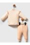 2-Piece Ruffled Set for 3-12 Months - Powder - 2