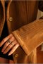 1970S Vintage 100% Cotton Camel Color Velvet Women's Coat - 7
