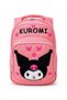 2-Piece Girls' School Bag Set - Embossed Plush Detailed Elementary School Backpack and Crossbody Lunch Bag - 2