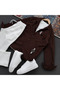 Men's Corduroy Shirt + Baggy Sweatpants 2-Piece Combination - 2