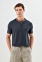 Cotton Buttoned Collar T-Shirt
