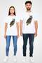 Owl White Unisex T-Shirt T-Shirt - 4