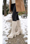 Thick High Heeled Zippered Below the Knee Simple Classic Women's Boots - 6