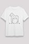 Gorilla White Unisex T-Shirt T-Shirt