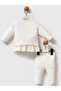 2-Piece Ruffled Set for 3-12 Months - Ecru - 2