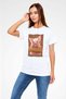 Pig White Unisex T-Shirt T-Shirt - 3