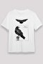 Karga Unisex Printed White T-Shirt - Tshirt