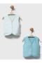 2-Piece Printed 1-9 Month Vest - Blue