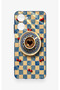 Realme 10 Compatible Heart Brown Patterned Silicone Case - 2