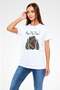 Dinosaur White Unisex T-Shirt T-Shirt - 3