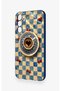 Samsung A15 Compatible Heart Coffee Patterned Silicone Case - 3