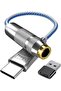 محول صوت USB C إلى 3.5 ملم، محول سماعات رأس CX Pro USB C مع شريحة DAC ومضخم صوت عالي الدقة
