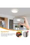 Two-Pack 8.66in LED Ceiling Light, White PC Diffuser Ceiling Light, Minimalist Round Ceiling - 7