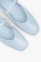 Women's Sore Baby Blue Leather Ballerinas - 3