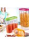 Çetiner Group ®   2-Lid Food Storage Container with Scale for Dry Food - 1.7 Liters - Sa935 - 2