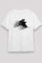 Karga Unisex Printed White T-Shirt - Tshirt