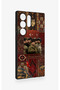 Samsung S23 Ultra Compatible Silicone Case with Wolf and Atatürk Patterns - 3