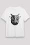 Owl White Unisex T-Shirt T-Shirt