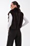Women's Furry Collar Zippered Plush Vest 255402 - 265331 - - 6