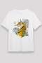 Tiger White Unisex T-Shirt T-Shirt