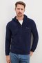 Half Zipper Hooded Fleece Sweatshirt