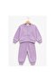 Girls' Sequined Butterfly Embroidered Tracksuit Set - 2