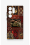 Samsung S23 Ultra Compatible Silicone Case with Wolf and Atatürk Patterns - 2