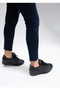 5504 Eren Shoes&Bag Genuine Leather Lace-Up Comfort Sole Daily Casual Shoes Real Leather Black - 7