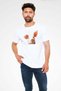 Pig White Unisex T-Shirt T-Shirt - 2