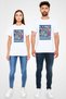 Koala Unisex Printed White T-Shirt - Tshirt - 4