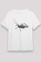Grasshopper Unisex Printed White T-Shirt - Tshirt