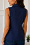 Sparkling Touch |   Women's Stone Detailed Sleeveless Atlas Vest - 3