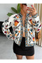 Premium Trend Floral Embroidered Ethnic Pattern Jacket - 2