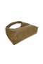 Green Leather Women's Shopper Shoulder Bag – Soft Form Vintage Model - 4